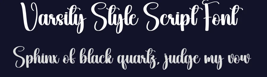 Varsity Style Script Font by creativeletter — Script Handwritten Font — thumbnail 2