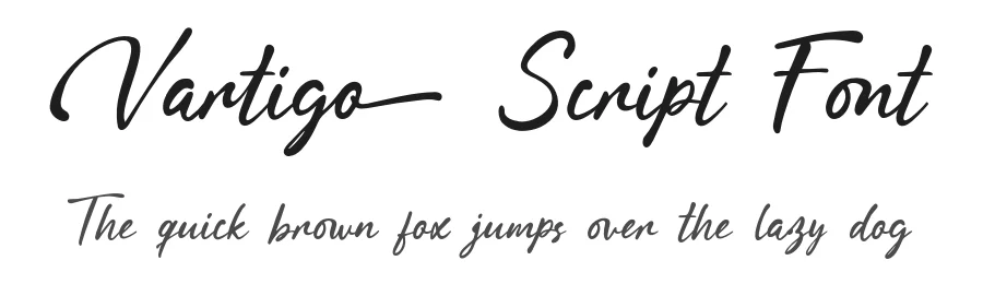 Vartigo Script Font by Khurasan — Script Handwritten Font
