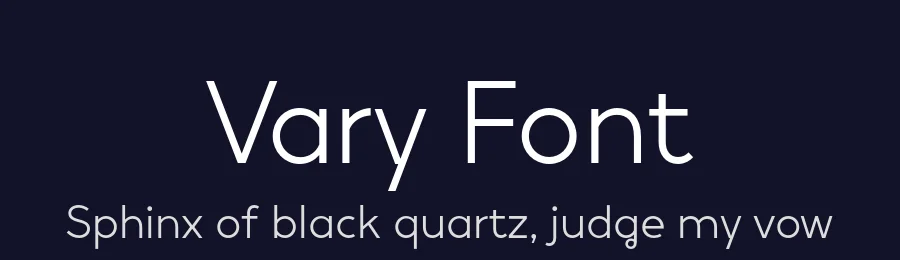 Vary Font by Monotype — Sans Serif Font — thumbnail 2