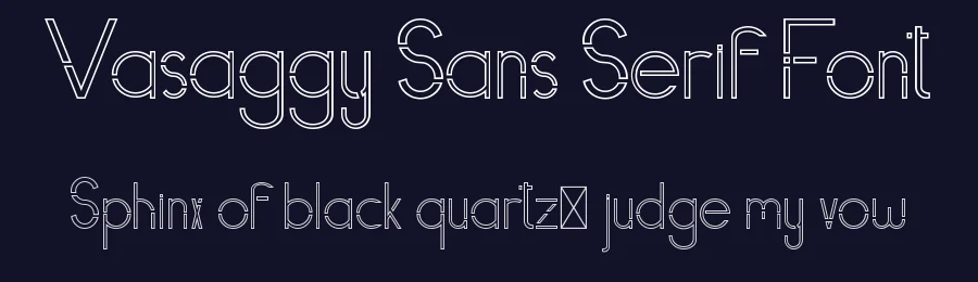 Vasaggy Sans Serif Font by edricstudio — Sans Serif Font — thumbnail 2