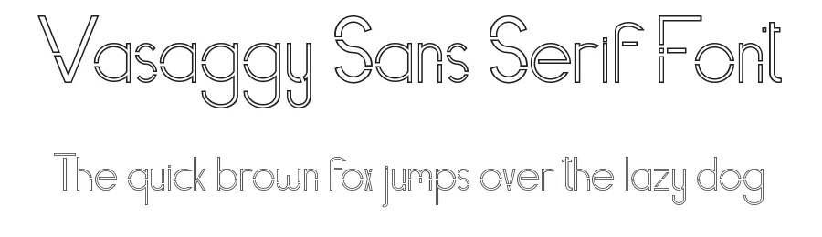 Vasaggy Sans Serif Font by edricstudio — Sans Serif Font