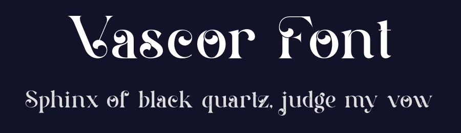 Vascor Font by ErmediaStudio — Serif Font — thumbnail 2