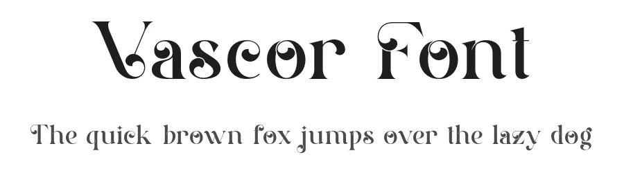 Vascor Font by ErmediaStudio — Serif Font
