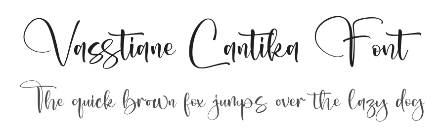 Vasstiane Cantika Font by letterfabric — Script Handwritten Font