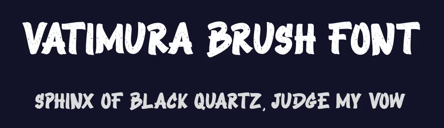 Vatimura Brush Font by StringLabs — Display Font — thumbnail 2