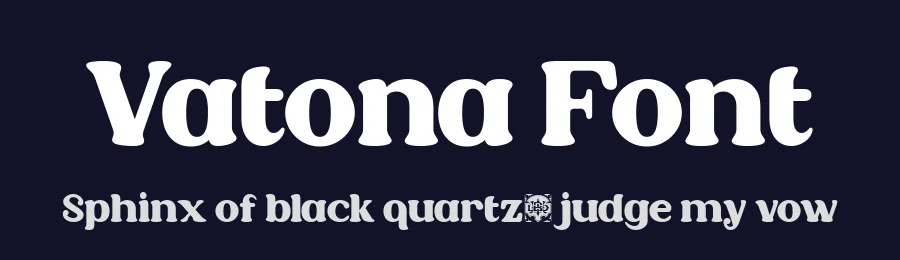 Vatona Font by burntilldead — Serif Font — thumbnail 2