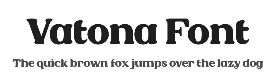 Vatona Font by burntilldead — Serif Font