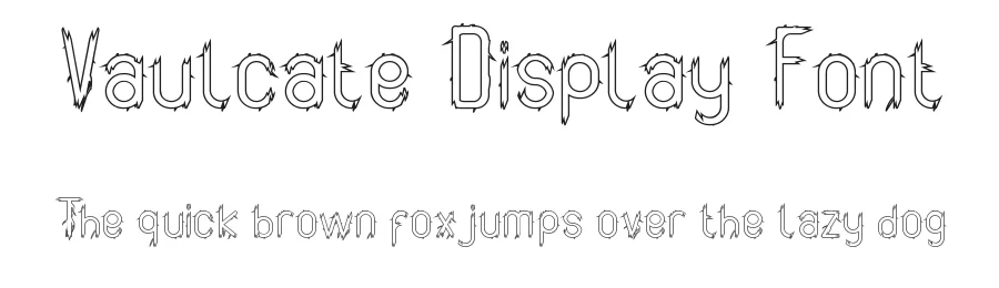 Vaulcate Display Font by noahtype — Decorative Font