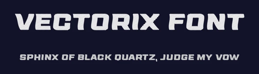 Vectorix Font by Mahir Huseyn — Decorative Font — thumbnail 2
