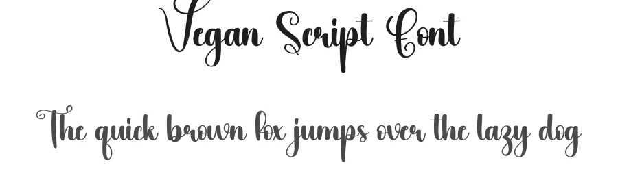 Vegan Script Font by creativeletter — Script Handwritten Font