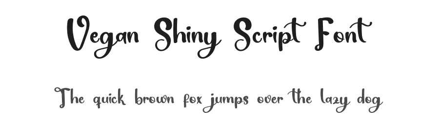 Vegan Shiny Script Font by inermediaSTUDIO — Script Handwritten Font