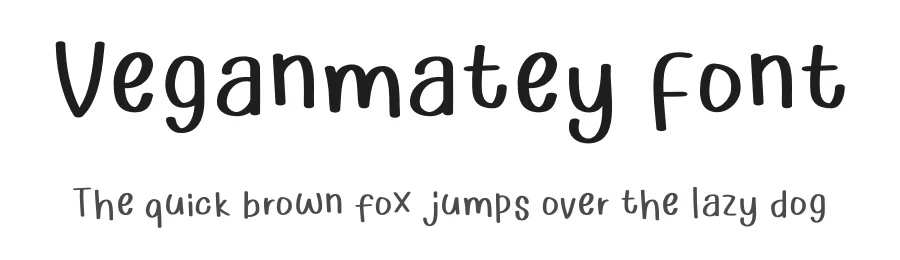 Veganmatey Font by Zerootypeworks — Script Handwritten Font