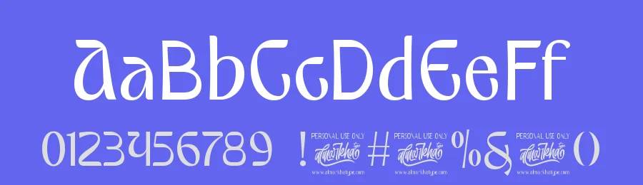 Veganza – Quirky Display Font by Almarkhatype — Display Font — thumbnail 3