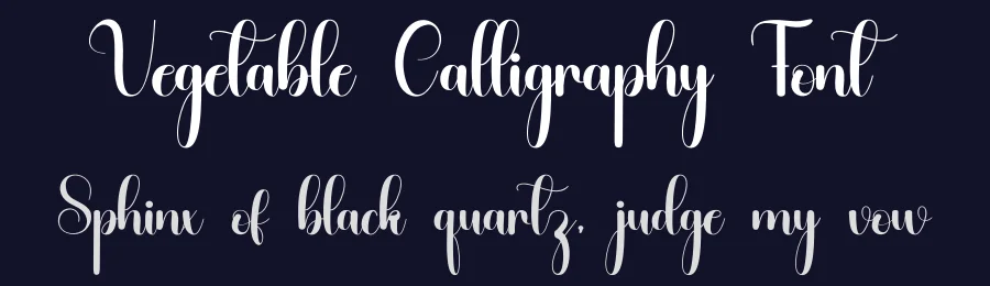 Vegetable Calligraphy Font by inermediaSTUDIO — Script Handwritten Font — thumbnail 2