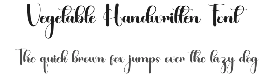 Vegetable Handwritten Font by inermediaSTUDIO — Script Handwritten Font