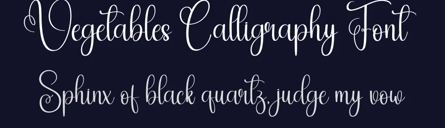 Vegetables Calligraphy Font by creativeletter — Script Handwritten Font — thumbnail 2