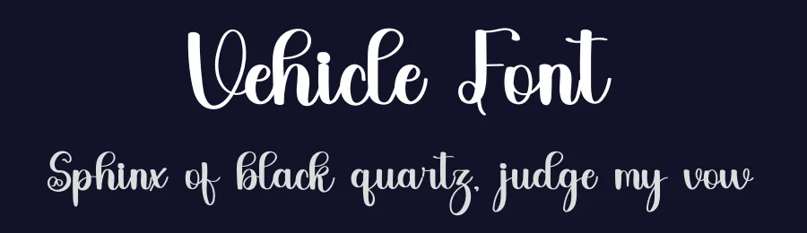 Vehicle Font by inermediaSTUDIO — Script Handwritten Font — thumbnail 2