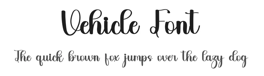 Vehicle Font by inermediaSTUDIO — Script Handwritten Font