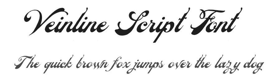 Veinline Script Font by burntilldead — Decorative Font