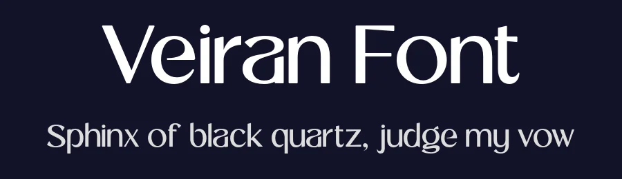 Veiran Font by roomspace.cl — Sans Serif Font — thumbnail 2