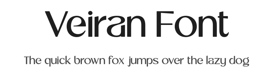 Veiran Font by roomspace.cl — Sans Serif Font