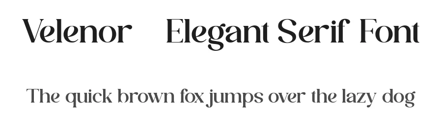 Velenor – Elegant Serif Font by FlawlessAndCo — Decorative Font