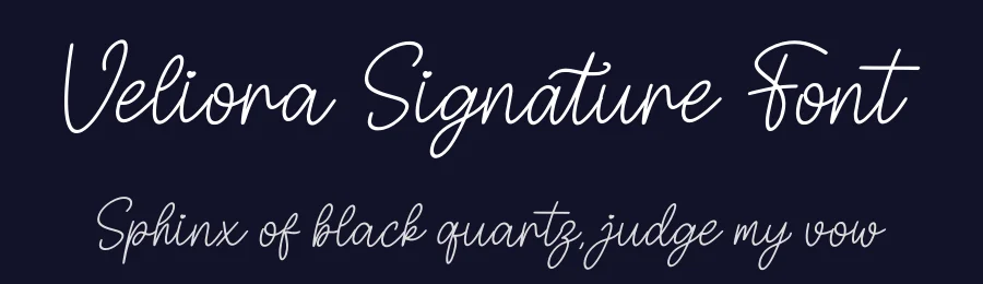 Veliora Signature Font by Funtype — Serif Font — thumbnail 2