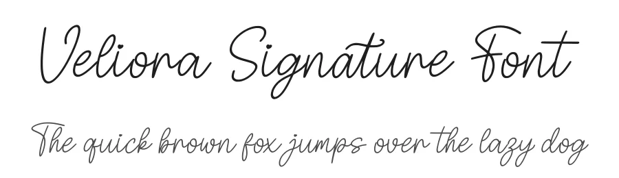 Veliora Signature Font by Funtype — Serif Font