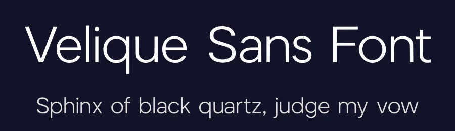 Velique Sans Font by syauqistudio — Serif Font — thumbnail 2