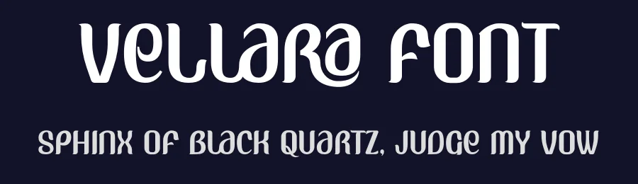Vellara Font by mhdafifersya — Decorative Font — thumbnail 2