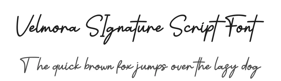 Velmora SIgnature Script Font by Funtype — Serif Font