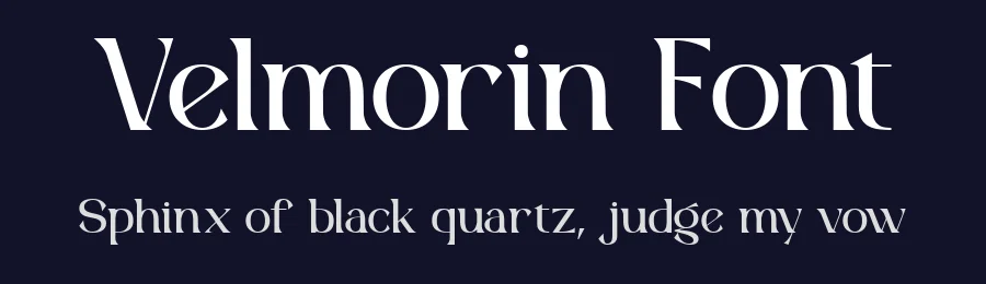 Velmorin Font by Muksal Creative — Serif Font — thumbnail 2