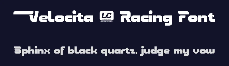 Velocita – Racing Font by mhdafifersya — Display Font — thumbnail 2