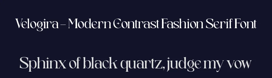 Velogira – Modern Contrast Fashion Serif Font by timelesstype.co — Serif Font — thumbnail 2