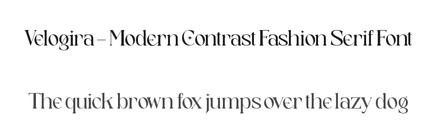 Velogira – Modern Contrast Fashion Serif Font by timelesstype.co — Serif Font