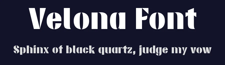 Velona Font by Reza Studio — Display Font — thumbnail 2