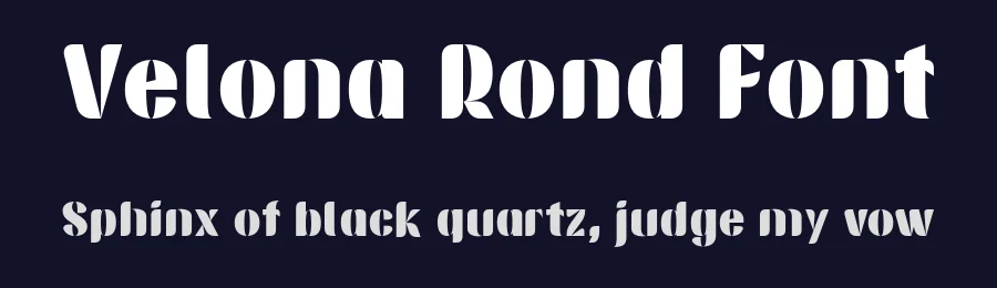 Velona Rond Font by Reza Studio — Display Font — thumbnail 2