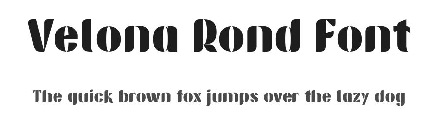 Velona Rond Font by Reza Studio — Display Font