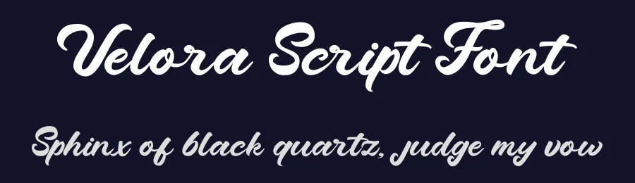 Velora Script Font by AH Creative — Script Handwritten Font — thumbnail 2