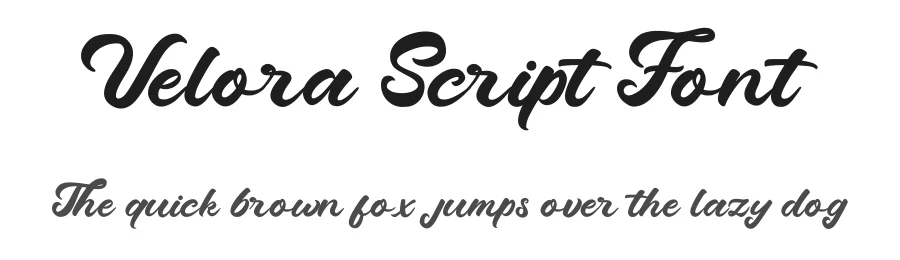Velora Script Font by AH Creative โ Script Handwritten Font