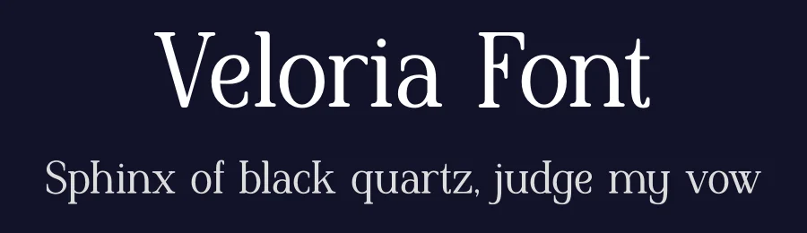 Veloria Font by Skytroopas — Serif Font — thumbnail 2