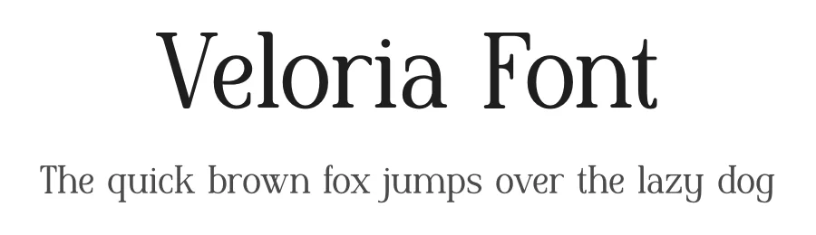 Veloria Font by Skytroopas — Serif Font