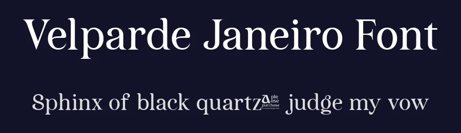 Velparde Janeiro Font by Artchitype Studio — Display Font — thumbnail 2