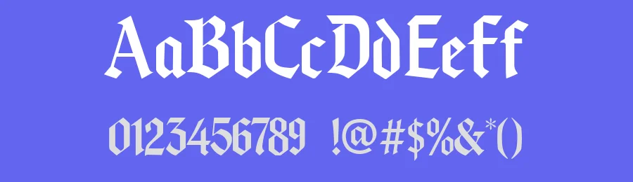 Velthoven Black – Modern Blackletter Font by Creacy Studio — Blackletter Font — thumbnail 3