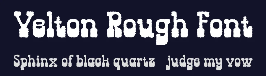 Velton Rough Font by craftsupplyco — Display Font — thumbnail 2