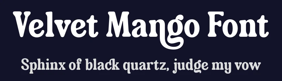 Velvet Mango Font by Krismagraph — Serif Font — thumbnail 2