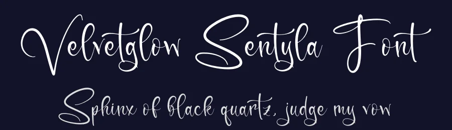 Velvetglow Sentyla Font by letterenastudios — Script Handwritten Font — thumbnail 2