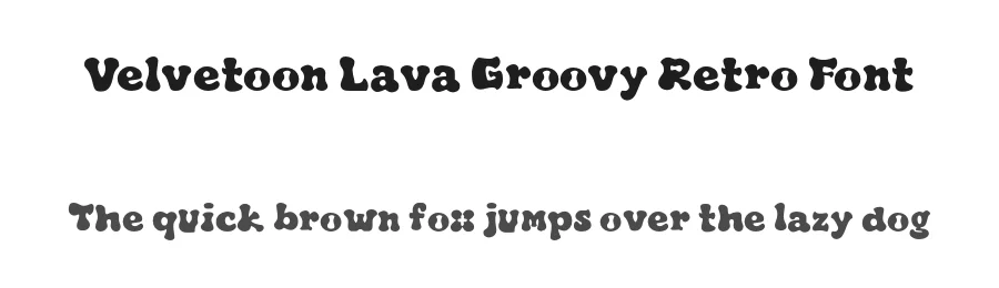 Velvetoon Lava Groovy Retro Font by Mei Suseno — Decorative Font