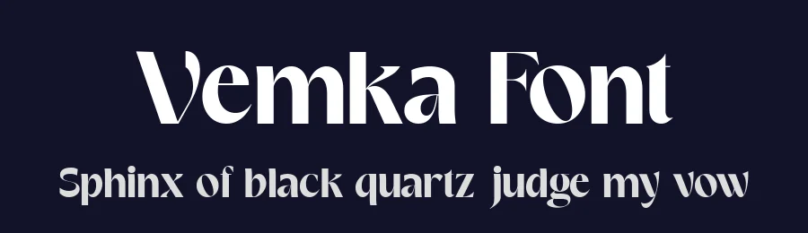 Vemka Font by Ibrahima_Studio — Serif Font — thumbnail 2