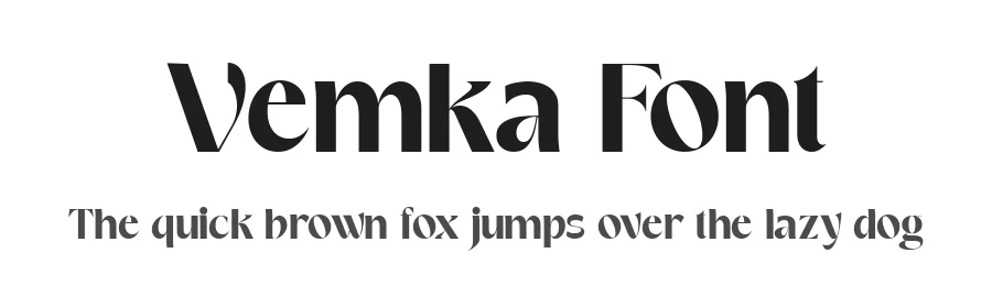 Vemka Font by Ibrahima_Studio — Serif Font